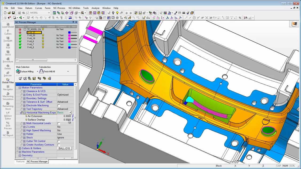 CimatronE 11 Highlights - Air Extensions & Overlap