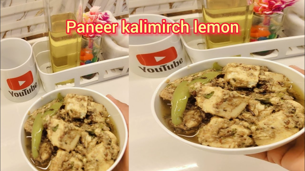 Paneer kalimirch lemon recipe #paneerrecipe 
