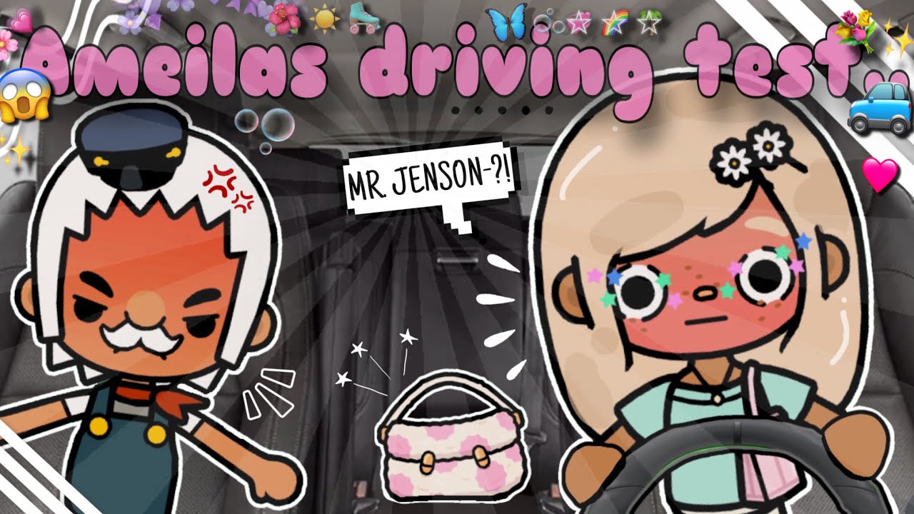 Amelia’s driving test…😳😅|| *CRASHED-?* || toca Boca voiced role-play!!💕