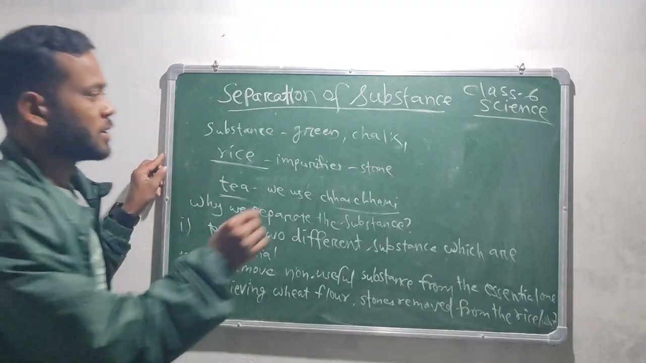 Class 6 science separation of substances 