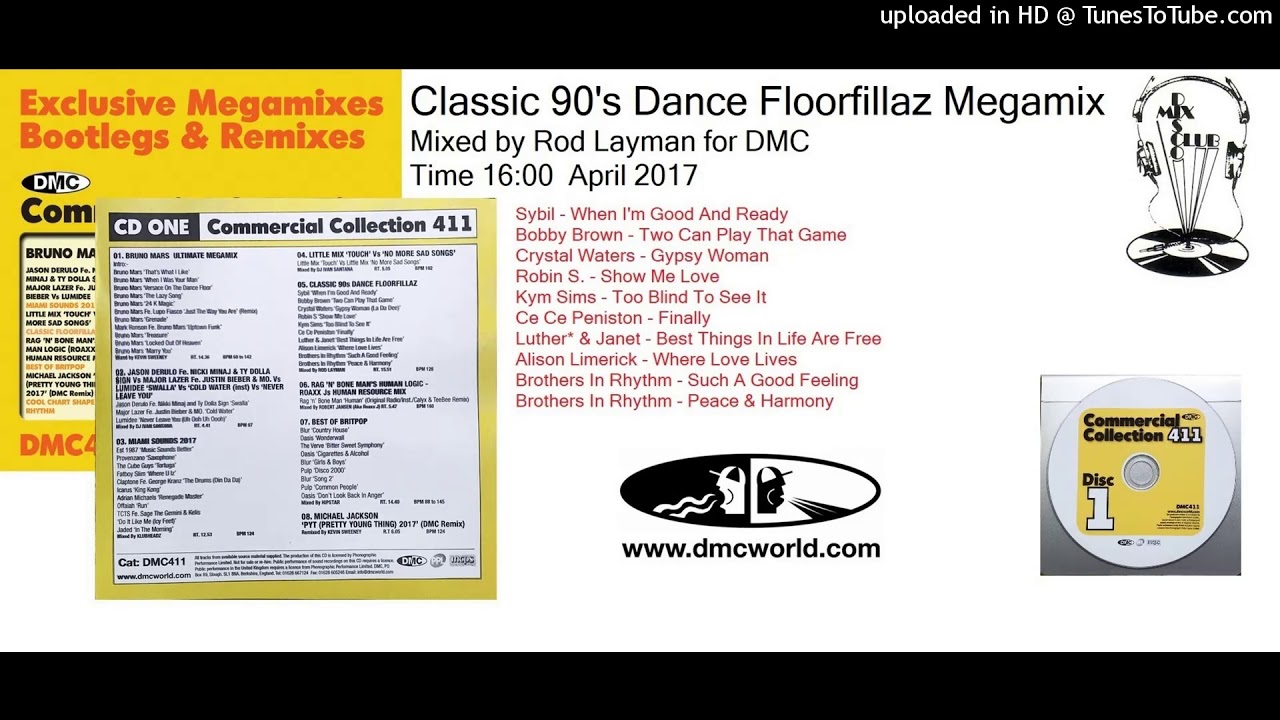 Classic 90's Dance Floorfillaz Megamix (DMC Mix by Rod Layman April 2017)