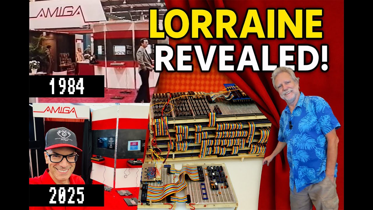 Amiga Prototype “Lorraine” Revealed! Incredible 1984 CES Booth Re-Creation with Dale Luck Amiga/40