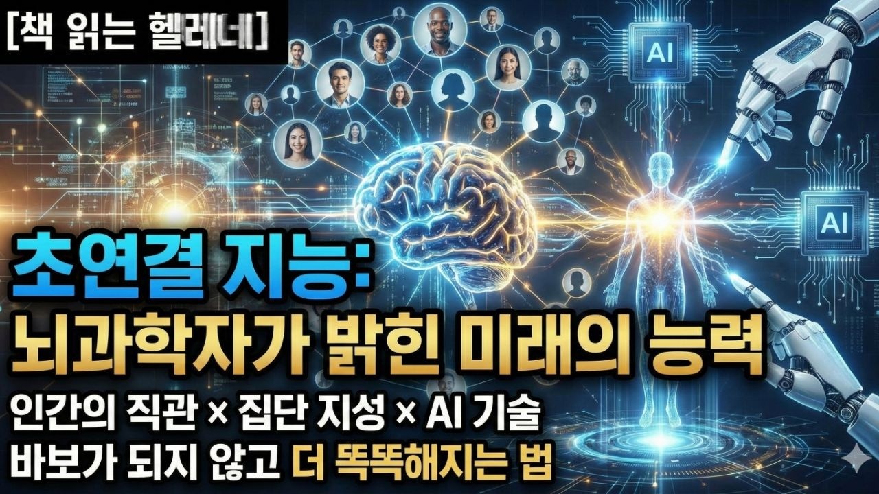 뇌과학자가 밝힌 '초연결 지능'의 비밀ㅣ알고리즘의 노예에서 벗어나는 법