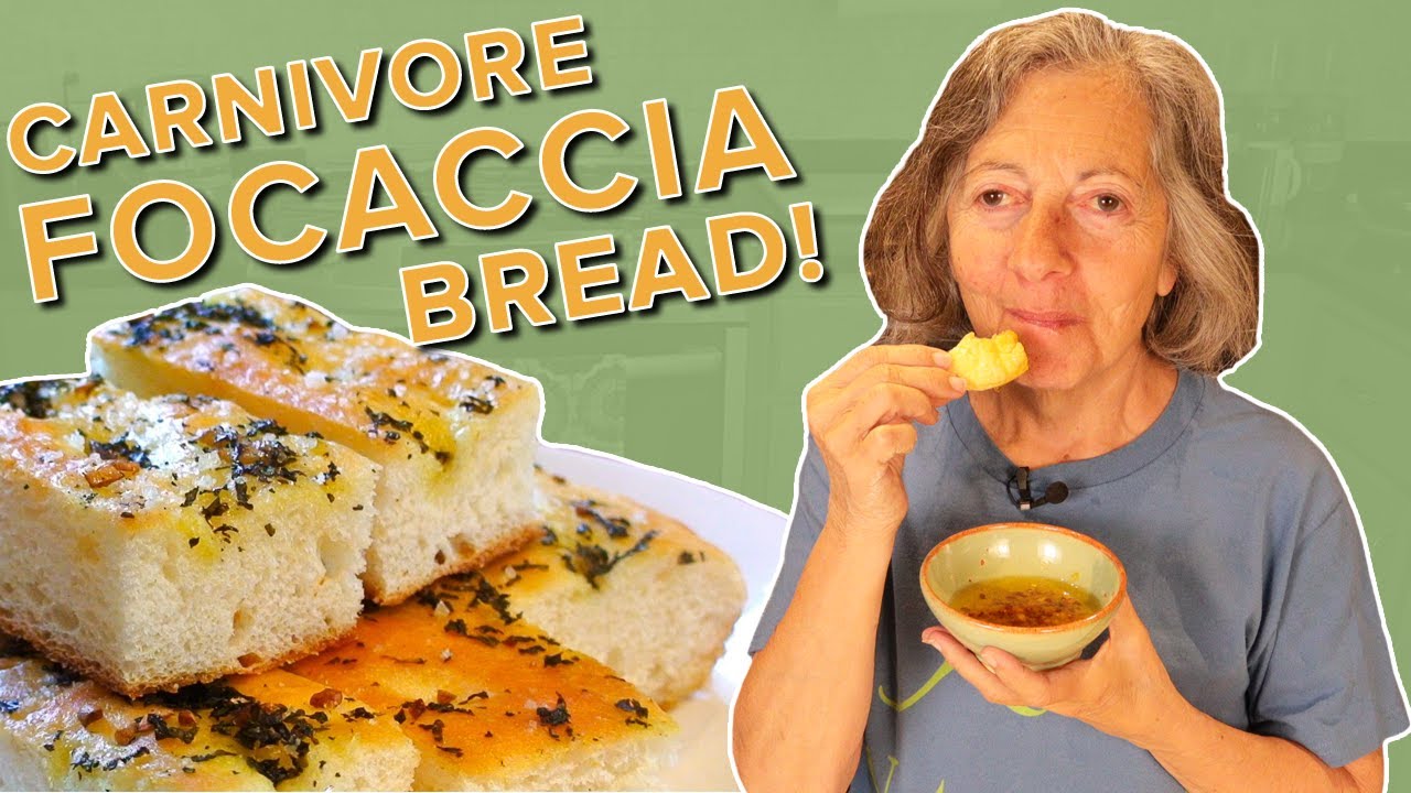 Carnivore Focaccia Bread!  Keto Egg Bread so easy and moist