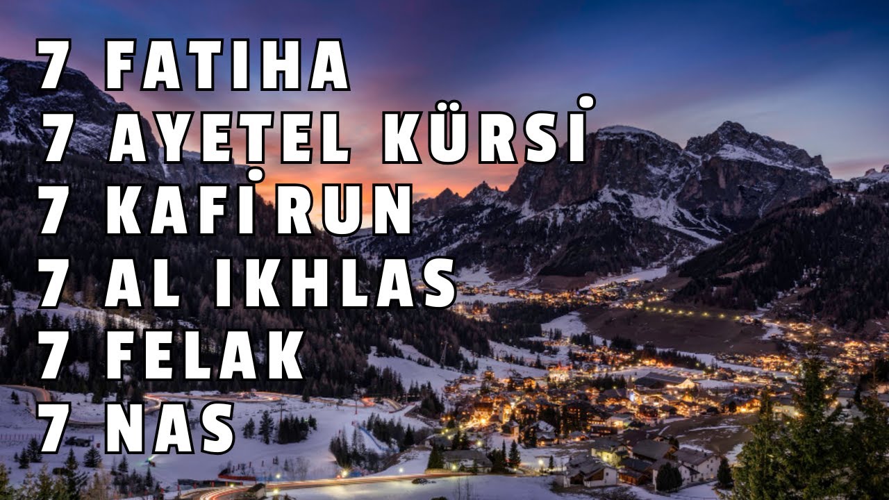 7 Ayetel Kürsi, 7 Felak, 7 Nas, 7 Kafirun| Manevi Koruma ve Kuran Dinle