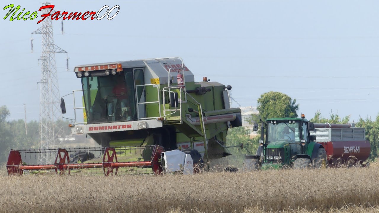 WHEAT HARVEST 2K20 | CLAAS DOMINATOR 78H + C450 | JD 6930 + AugerWagons F.LLI ZAFFRANI | TEAMSTIVALE