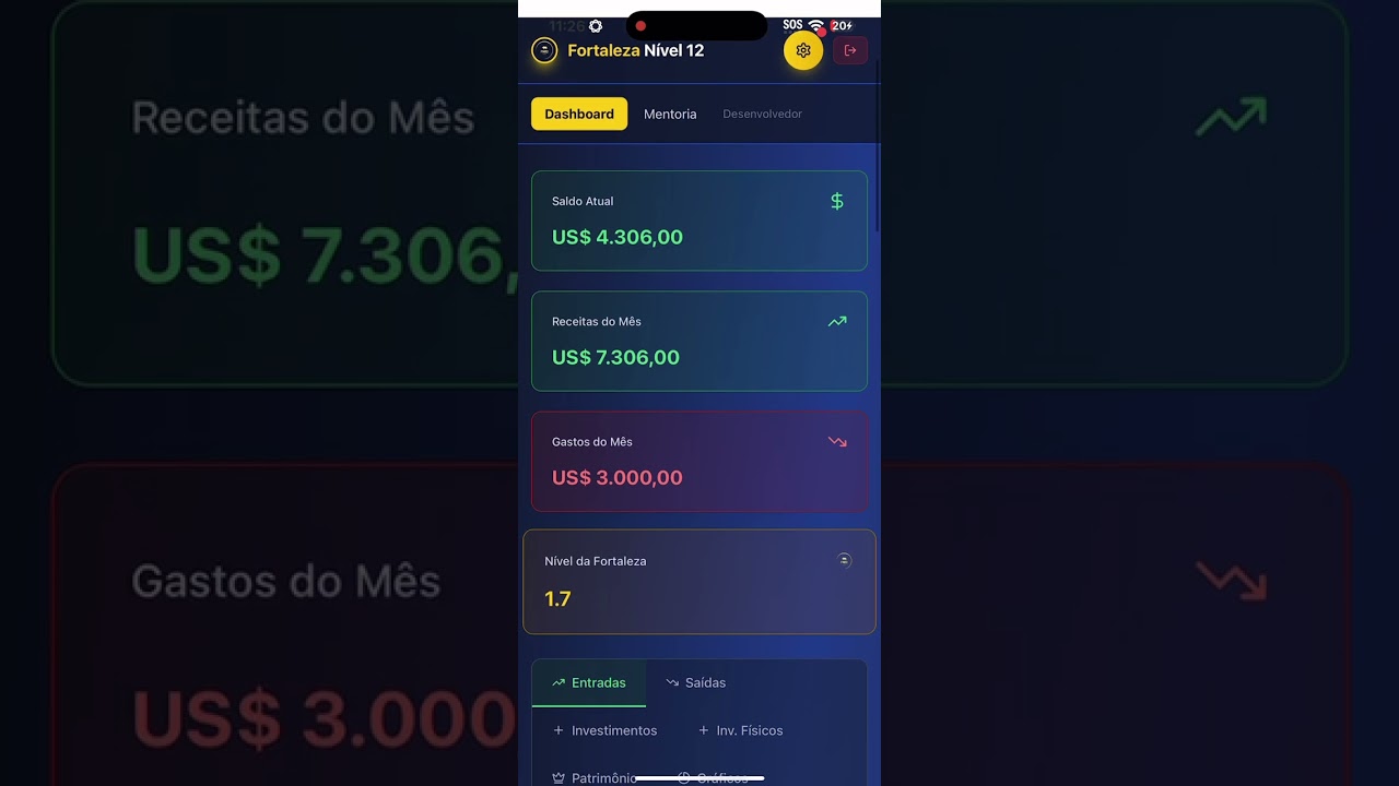 App de controle financeiro 