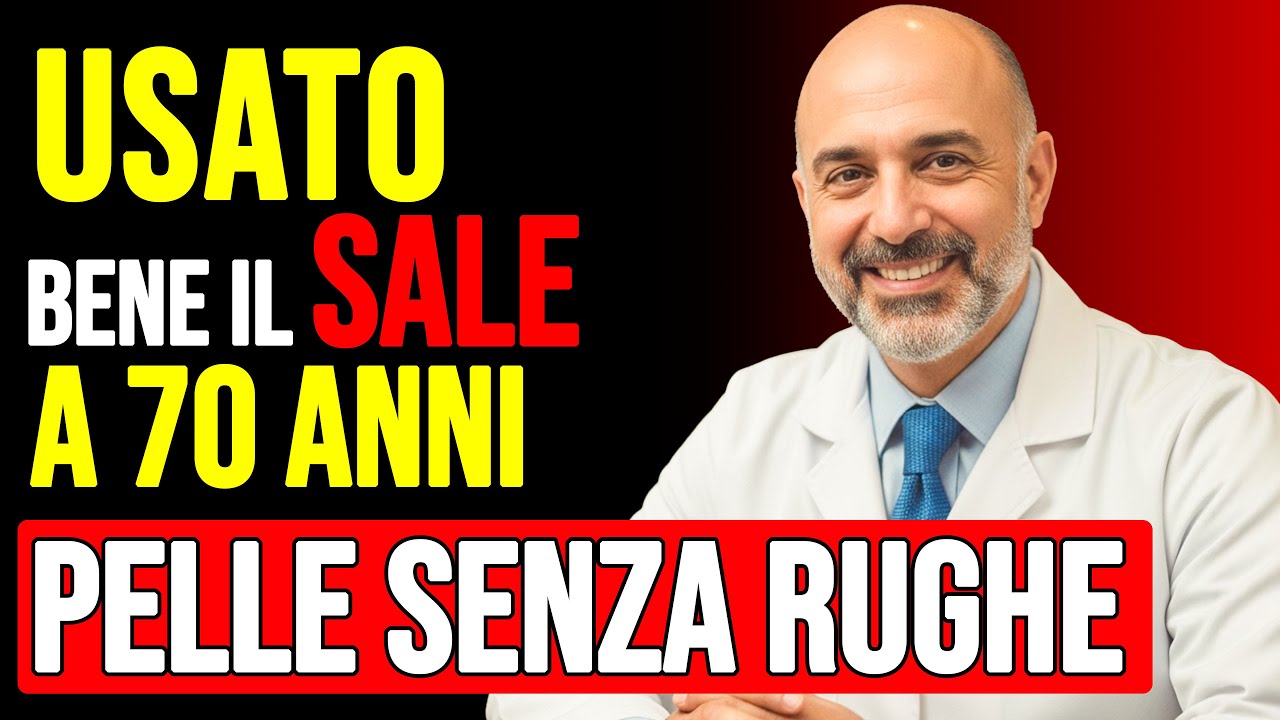 70 ANNI e SENZA RUGHE? Il SEGRETO con il SALE che Sta SORPRENDENDO Tutti