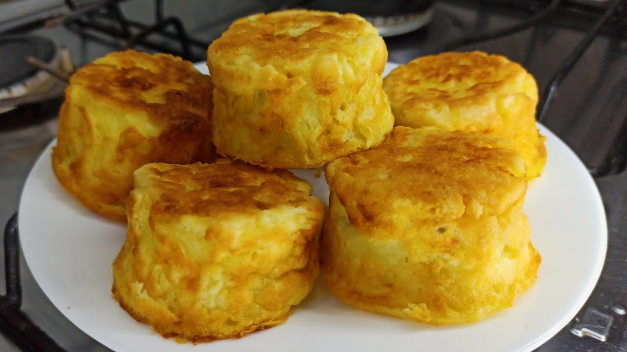 NÃO COMA TRIGO,FAÇA PÃO DE BATATA DOCE COM SÓ 1 OVO PRONTO EM 20 MINUTOS PARA O CAFÉ DA MANHÃ 