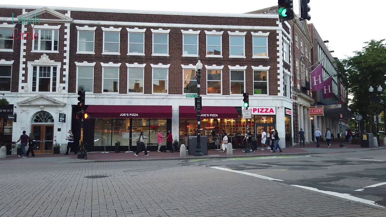 Harvard Square, Cambridge, Massachusetts, USA | Walking Tour