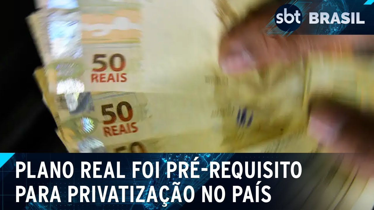 Plano Real trouxe investimentos e foi pré-requisito para privatizações | SBT Brasil (02/07/24)