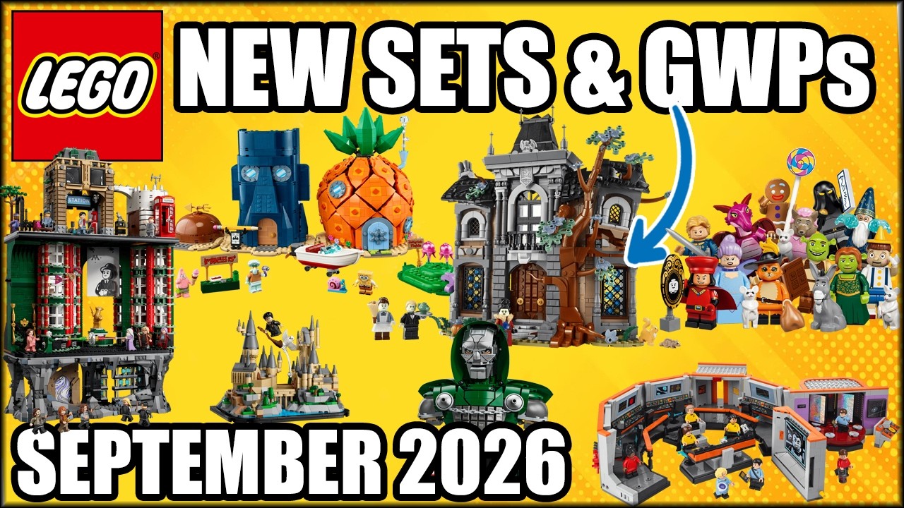 &laquo;Возвращение в Хогвартс&raquo; УЖЕ ЗДЕСЬ! Новости LEGO за сентябрь 2026 года!
