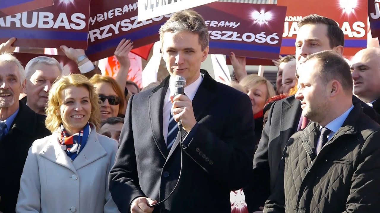 Inauguracja kampanii Adama Jarubasa w Nowym Korczynie
