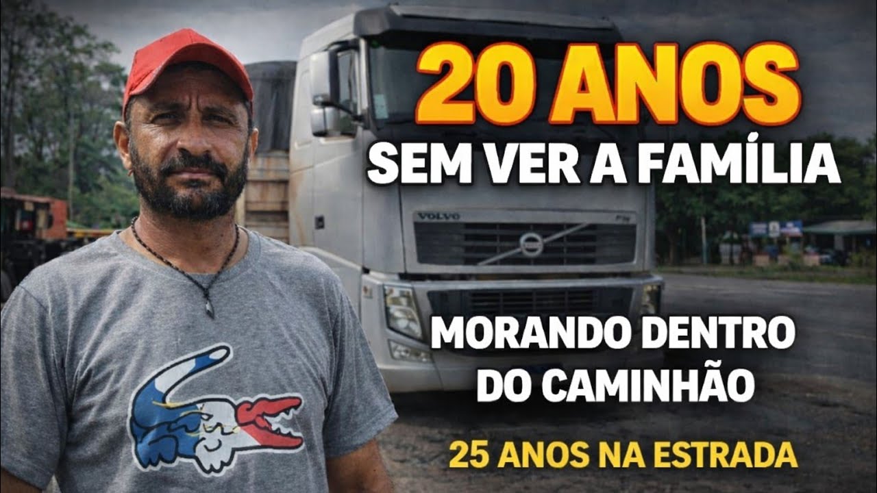 3 mil de SALÁRIO, ja morou 5 anos dentro de caminhão e vinte sem ver a família.