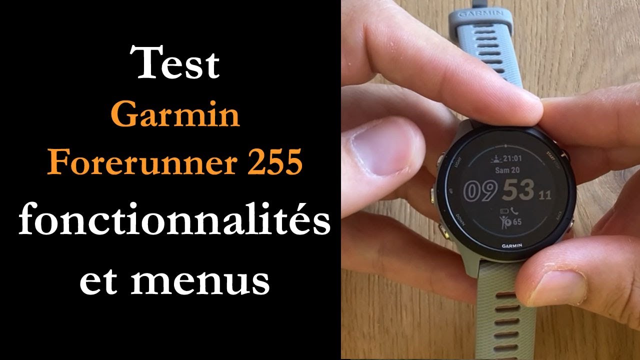 Test Garmin Forerunner 255