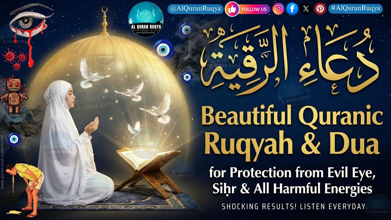 Beautiful Quranic Ruqyah & Dua for Protection from Evil Eye, Siḥr & All Harmful Energies — Al Ruqyah