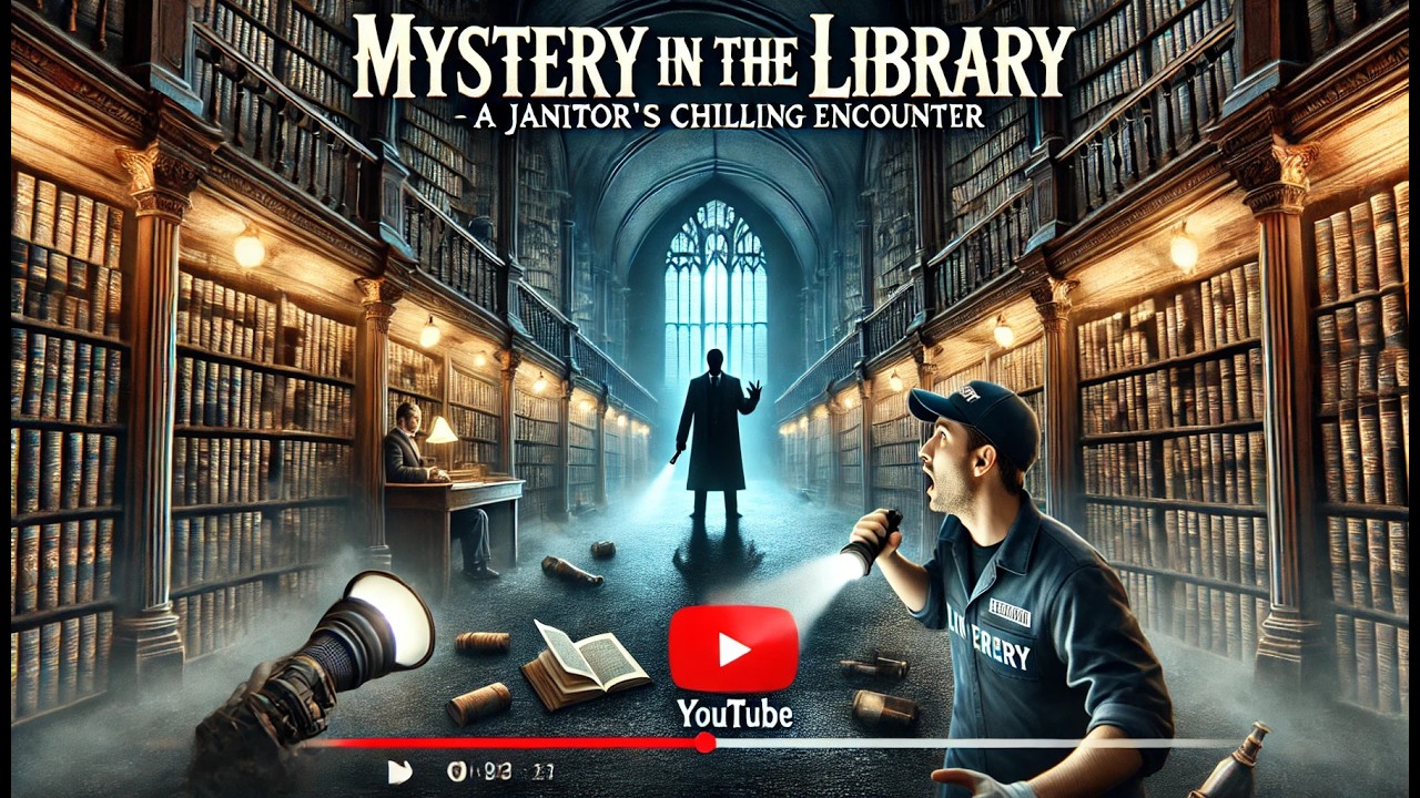 Uncovering Dark Secrets in an Old Library at Night