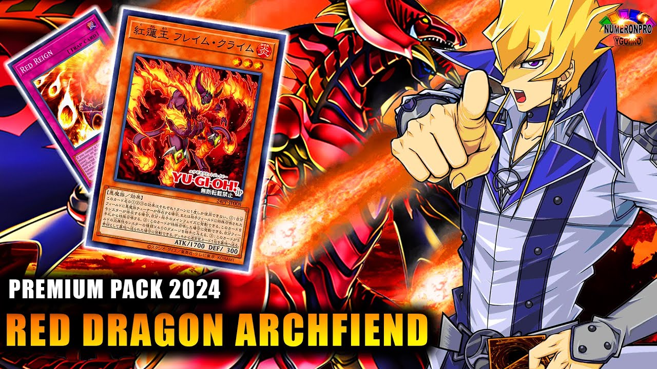 【Yugioh】Red Dragon Archfiend Deck Red Lotus King, Flame Crime Premium Pack 2024