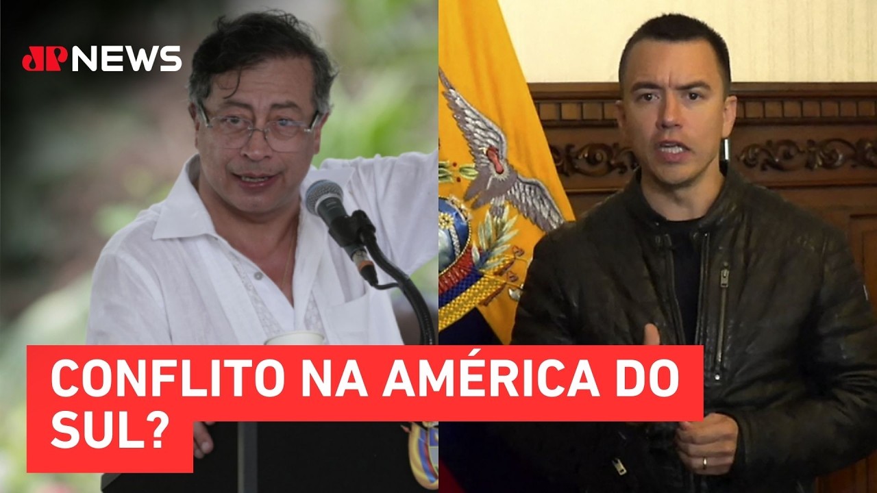 Equador é acusado de bombardear território na Colombia; Petro cita vídeo com ataque | TEMPO REAL