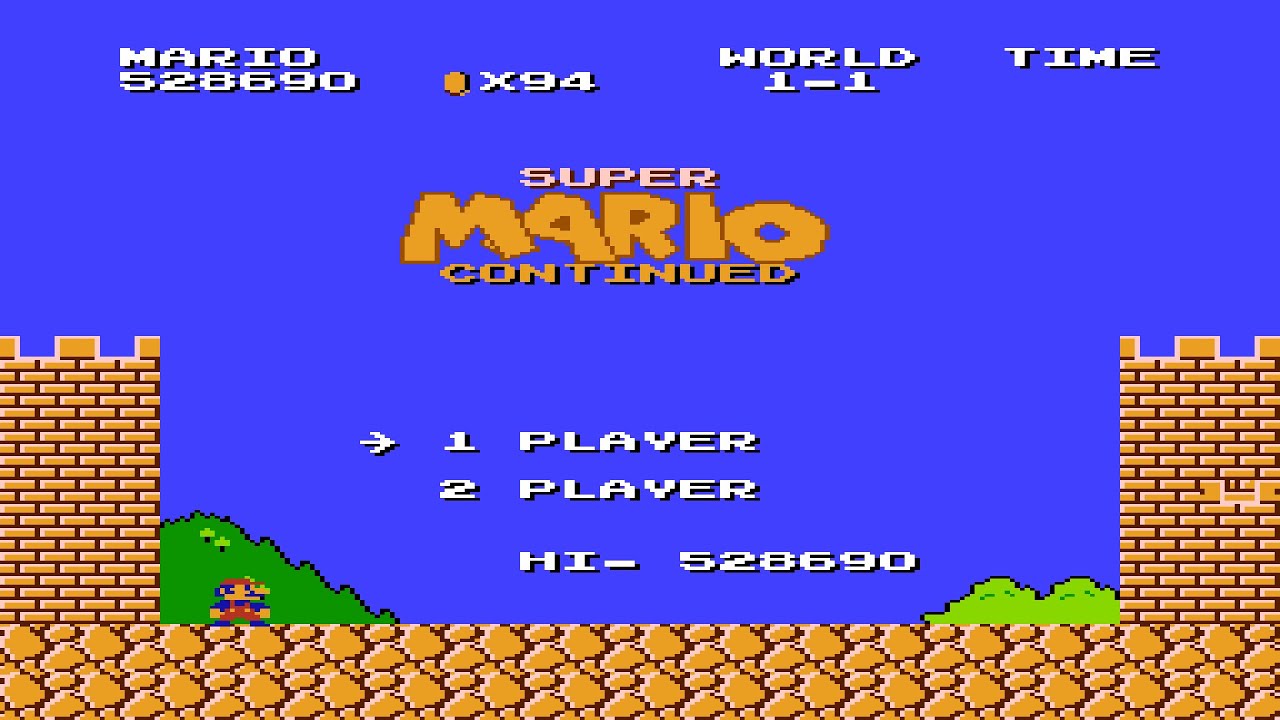 Super Mario Bros. Continued #supermario #mario #supermariobros #smb #mariohack