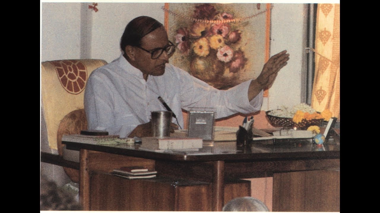 Shri Lalita Sahasram with MP Pandit