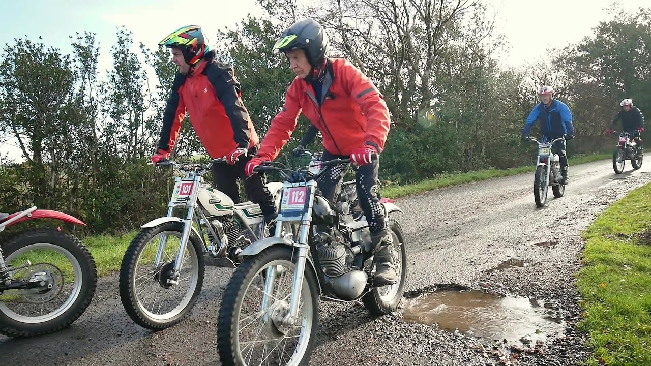 Red Rose Classic Motorcycle Trial, Nov 2025, Ramsgreave, Blackburn, Lanc's. HD Vid and Photo's