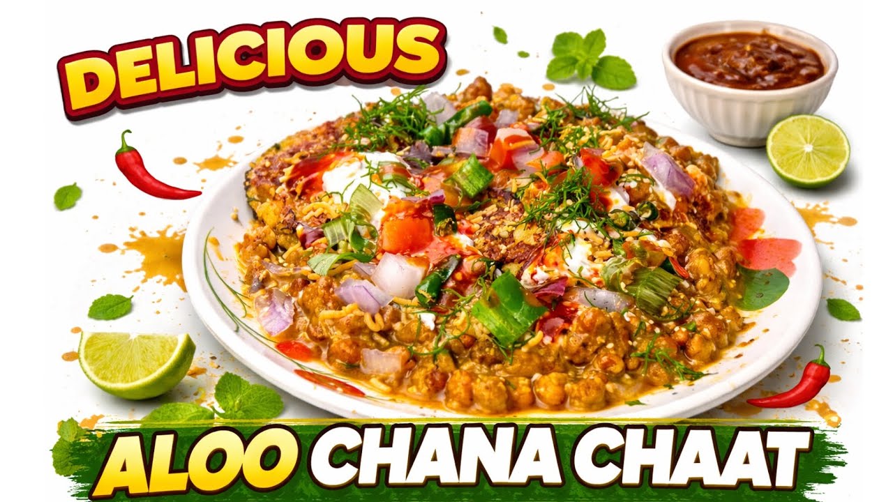 ढाबा स्टाइल आलू चना चाट | Aloo Chana Chat recipe |Chana chat recipe |simple aloo recipe|Chana recipe