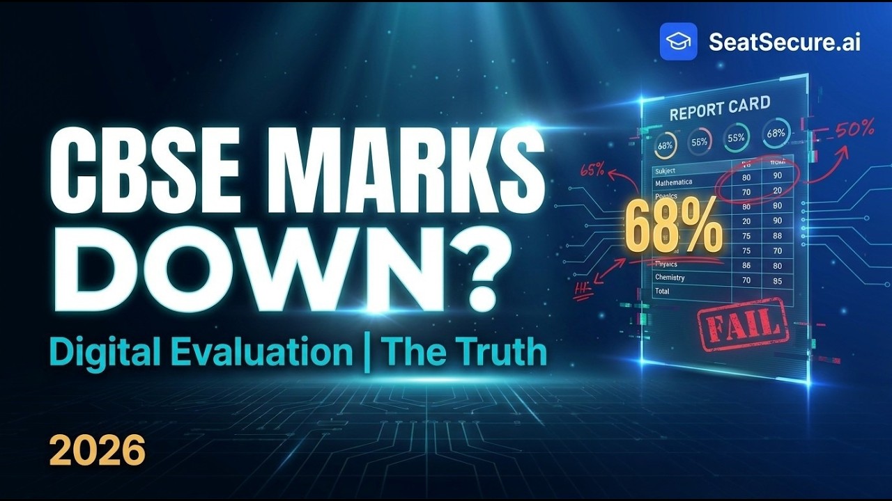 CBSE Marks Down in 2026? The Truth of Digital Checking | seatsecure.ai