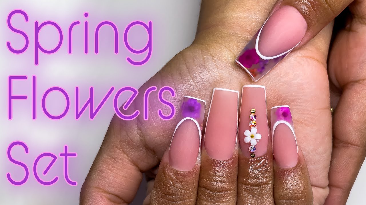 Lets Make a Spring Design With Encapsulated Flowers | Encapsulation Nail Hack Tutorial | Fun Spring