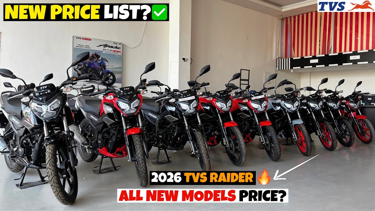 2026 TVS Raider 125cc All-New Model Review!🔥On Road Price? - Features Review @BikesHunt