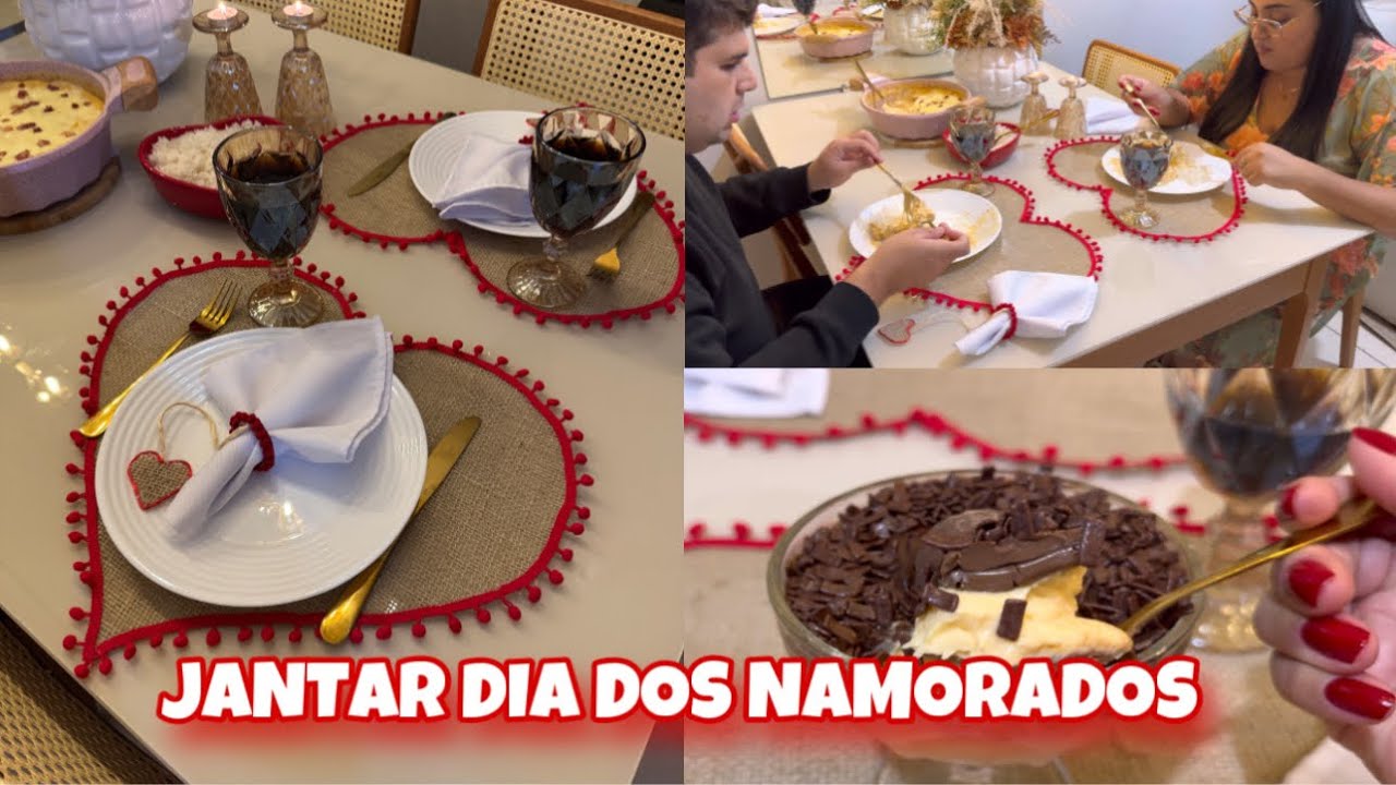SUGESTÃO DE JANTAR PARA O DIA DOS NAMORADOS |  SOBREMESA COM POUCOS INGREDIENTES | MARYA ALVES