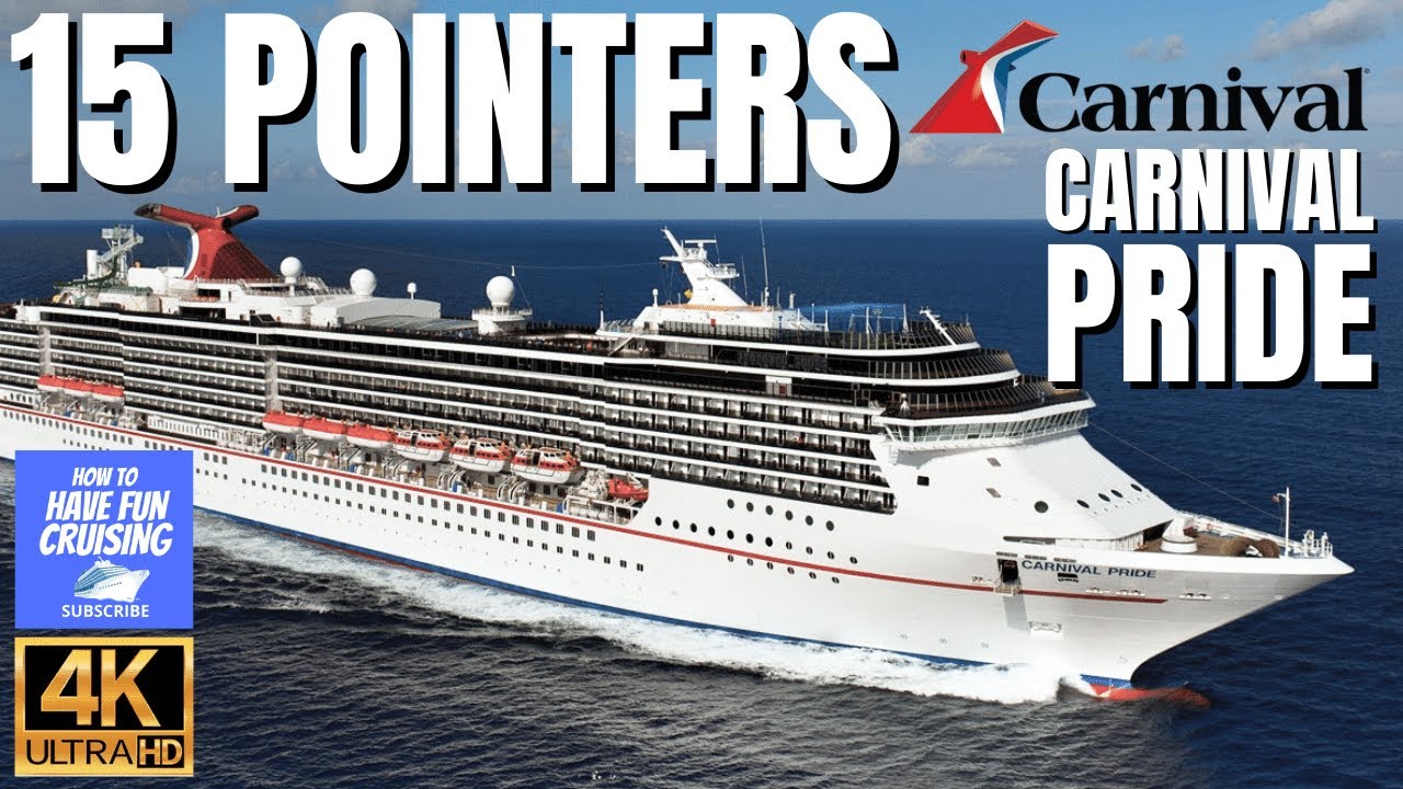 15 AMAZING TIPS for CARNIVAL PRIDE Cruise Ship