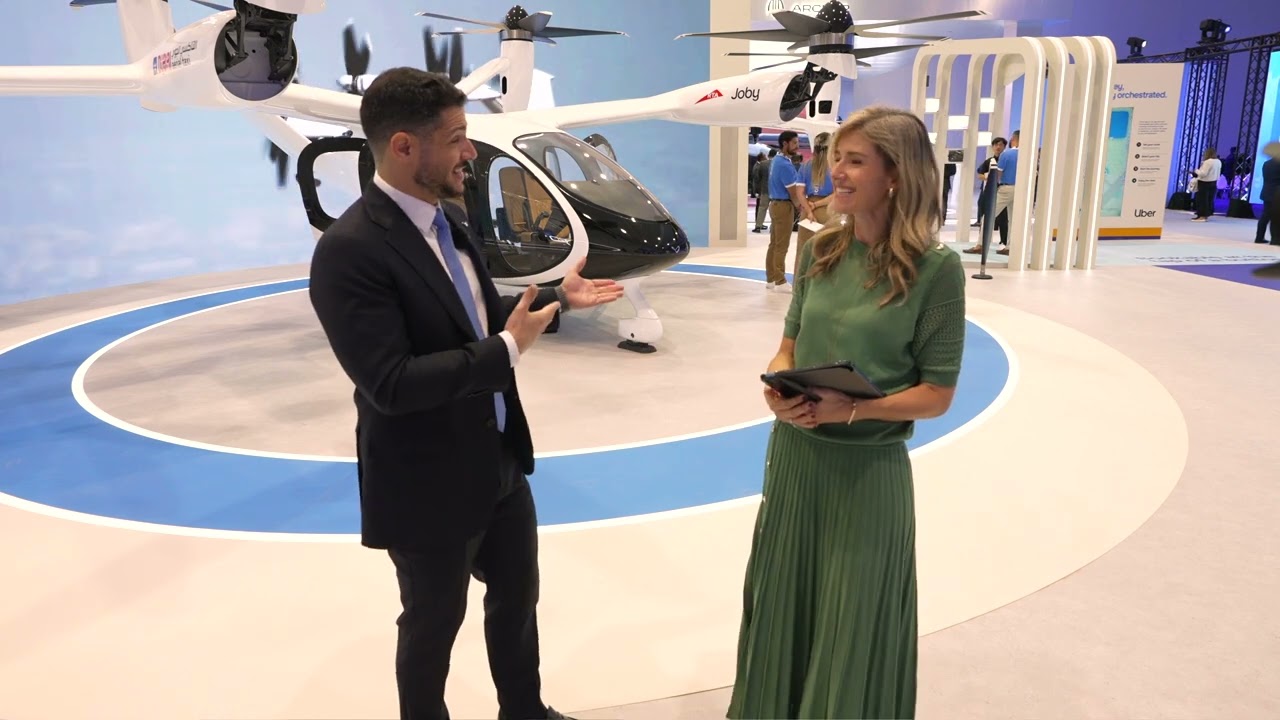 Down at the Dubai Airshow - we spotted lots of eVTOL's or electric air taxis on display