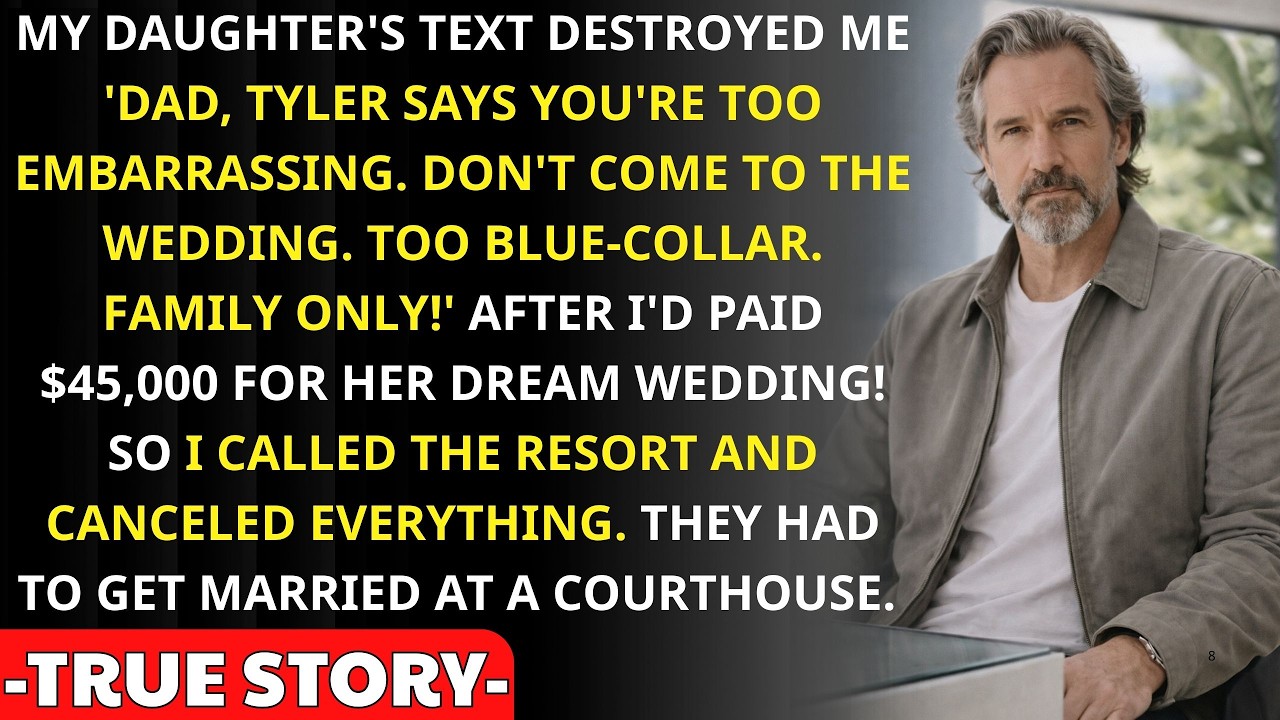 My Daughter Excluded Me From Her $45K Wedding — My Response Shocked Her Instantly