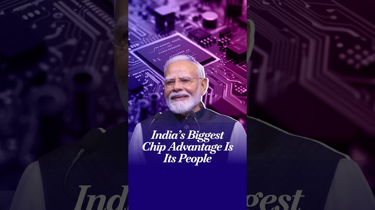 PM MODI ANNOUNCES TRAINING PROGRAMME FOR PEOPLE WHO WILL BUILD THE CHIP INDUSTRY