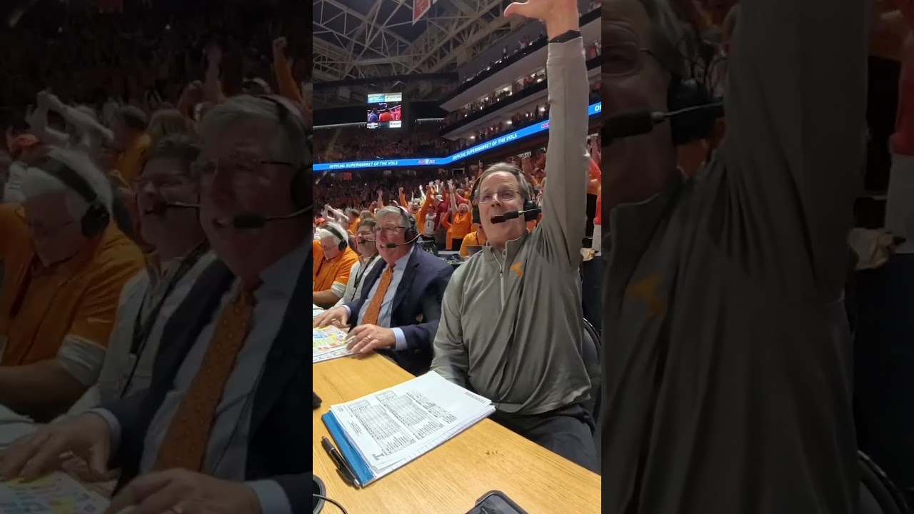 Tennessee Volunteers Basketball Radio Call of JAHMAI MASHACK BUZZER BEATER v. Alabama #shorts #hoops