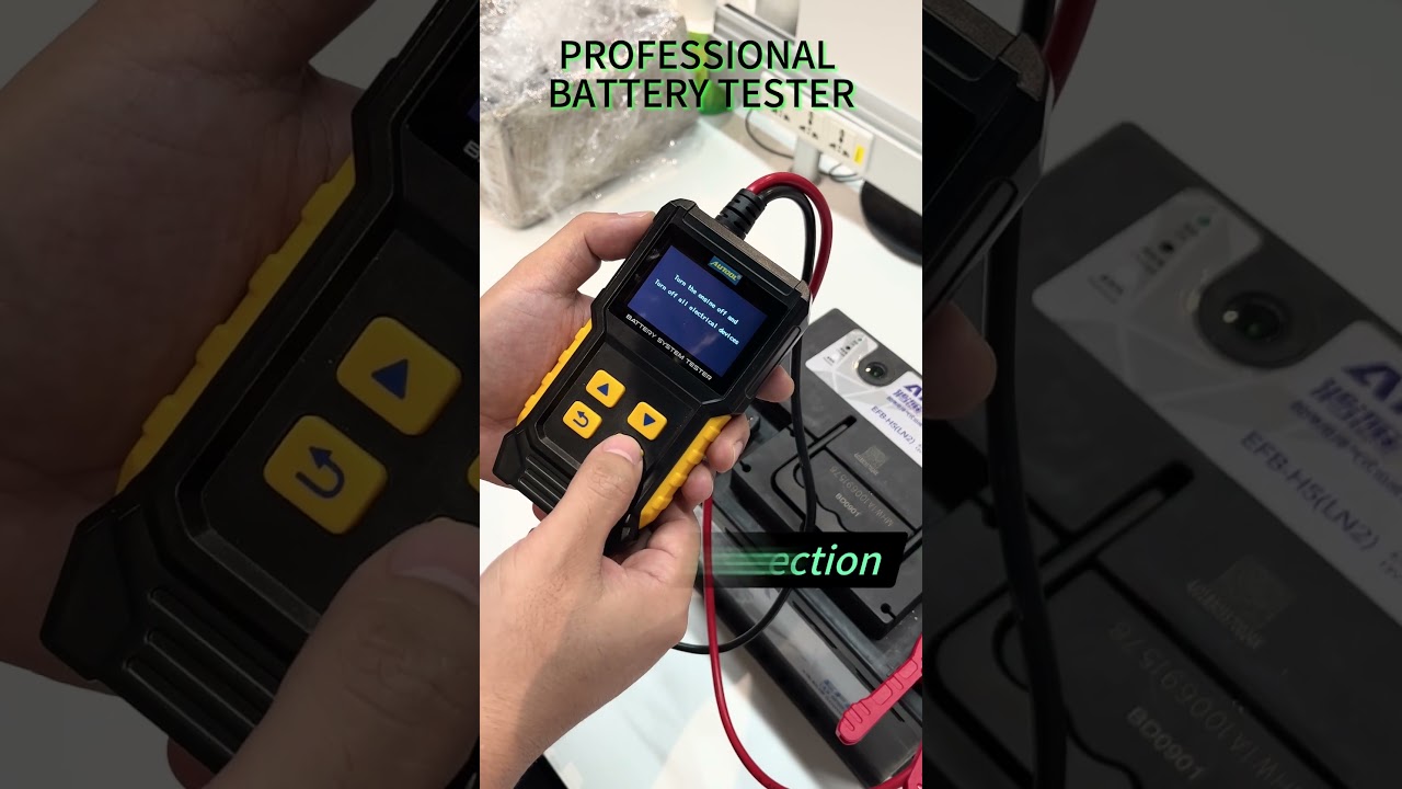 PROFESSIONAL BATTERY TESTER #autotul