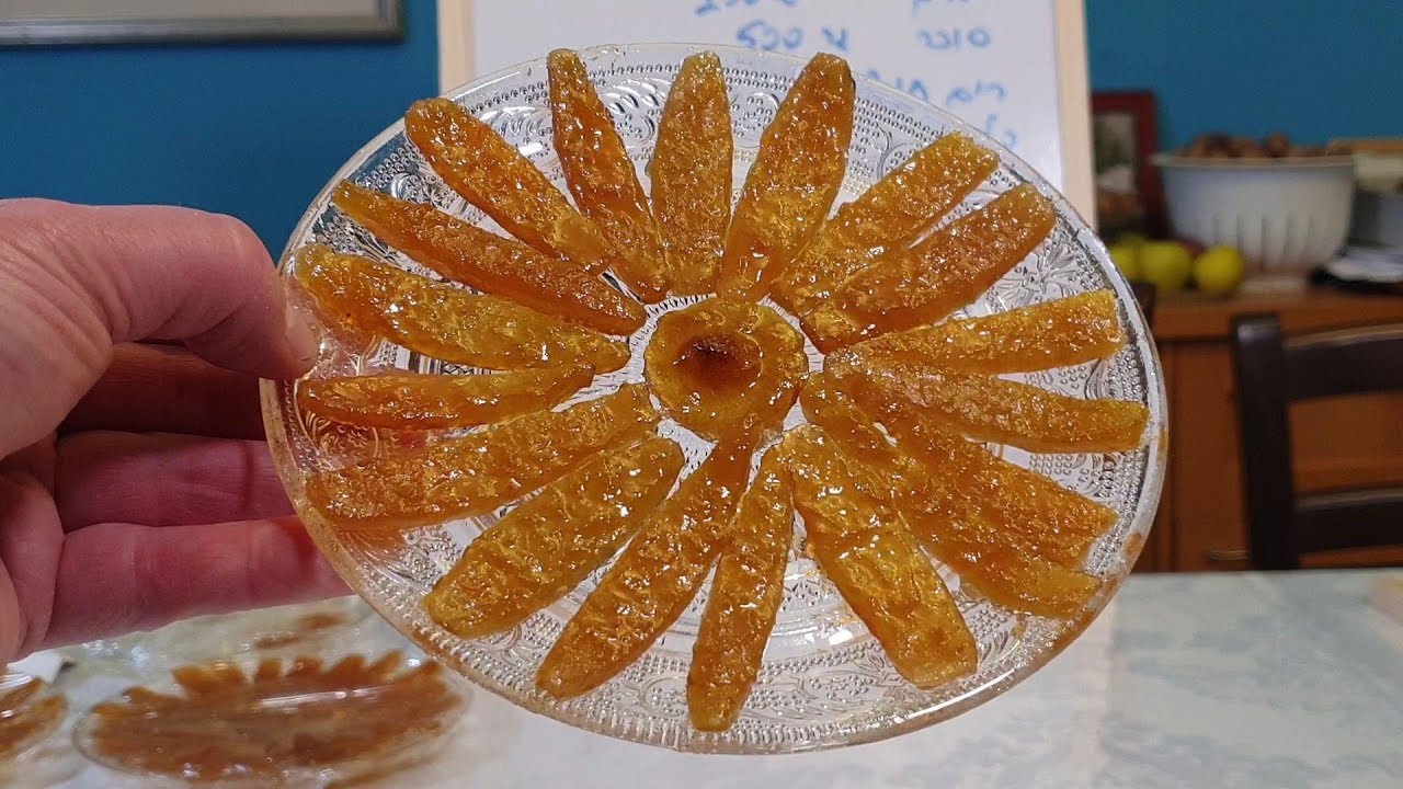 איך מכינים קליפות לימון מסוכרות Peaux de citron confites