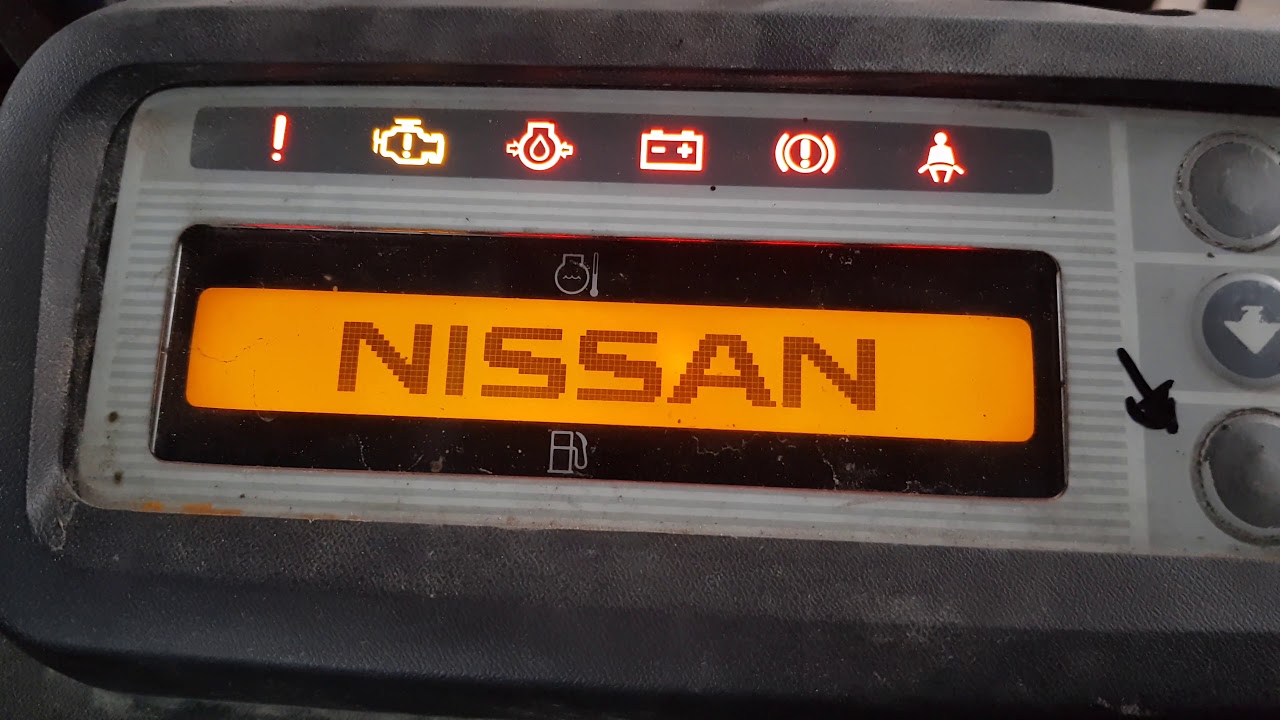 How To - Calibrate (teach in) the accelerator pedal - Nissan Forklift