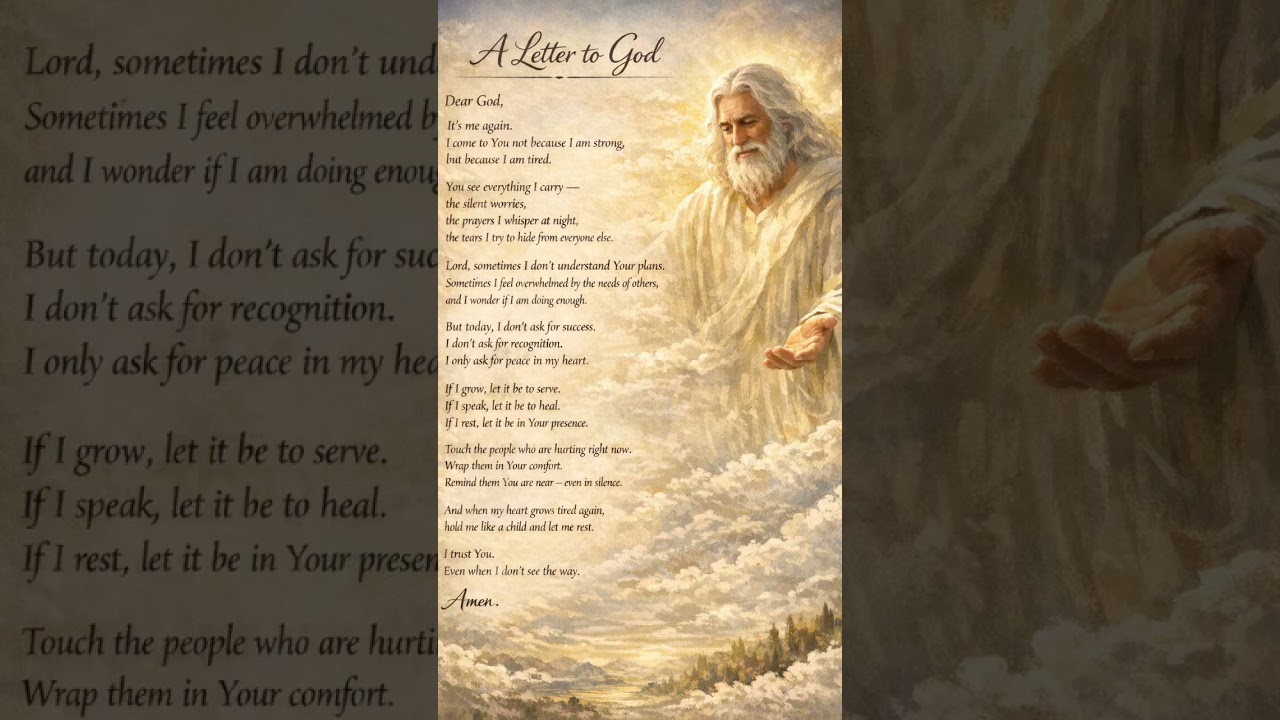 A letter to God