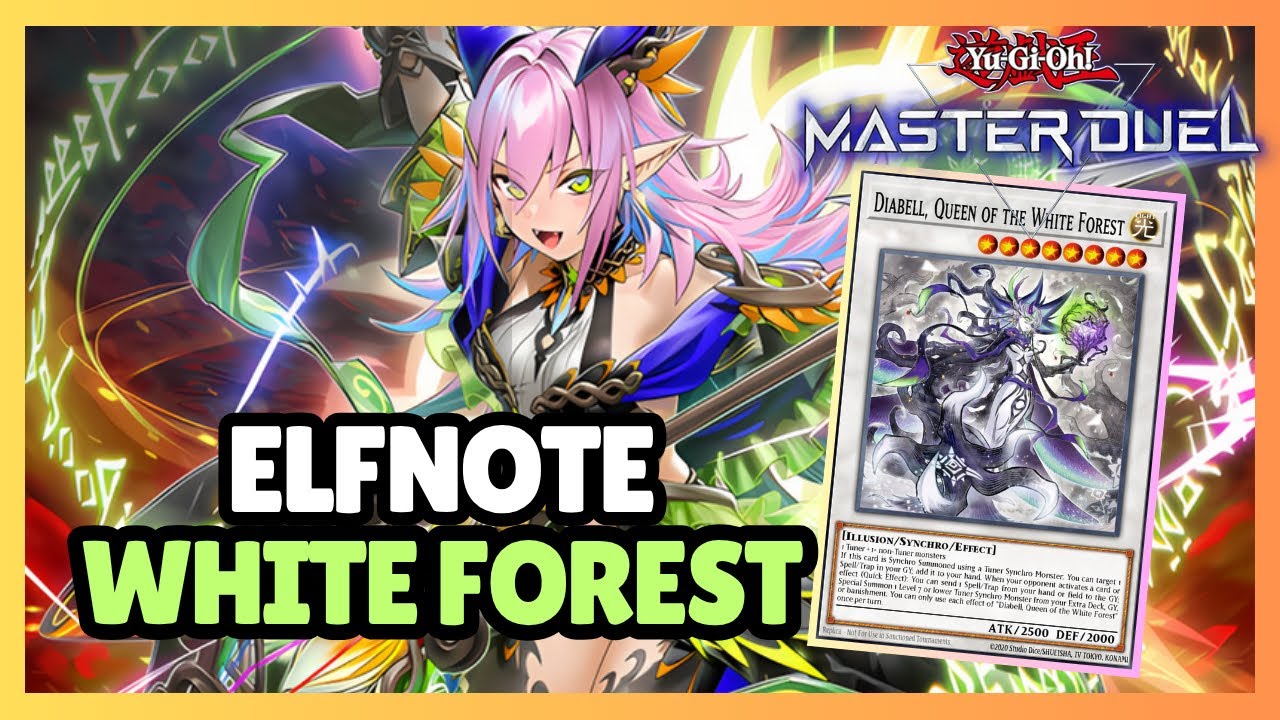 Elfnote White Forest is Way Better Than I Expected- Ranked Duels [Yu-Gi-Oh! Master Duel]