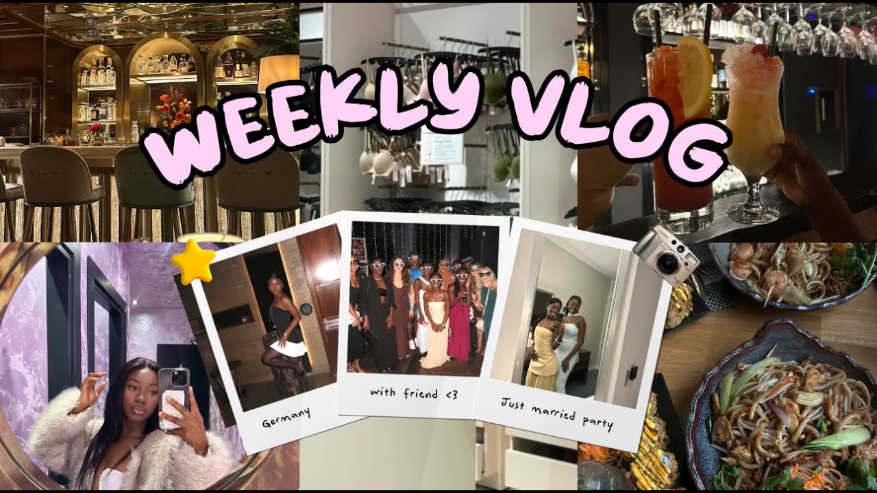 Weekly VLOG: Uni, Work, Germany Trip, Wedding, and Birthday Celebrations!