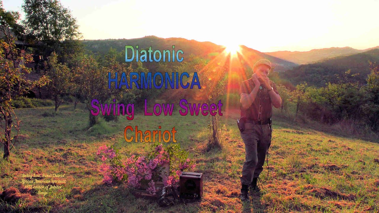 N*151 Worship song Swing Low Sweet Chariot played in the magical moment of Sunrise with Harmonica