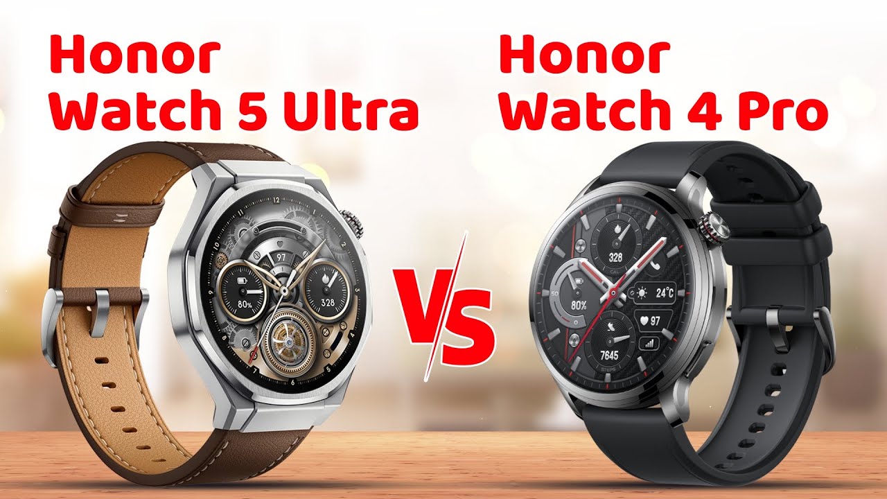 Honor Watch 5 Ultra vs Honor Watch 4 Pro Specification Comparison