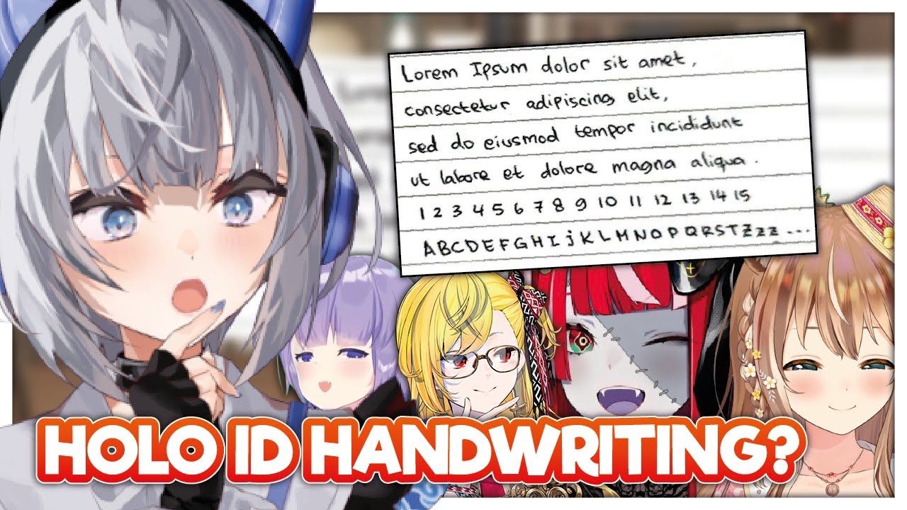 Zeta judges Holo ID member's Handwriting !!!!