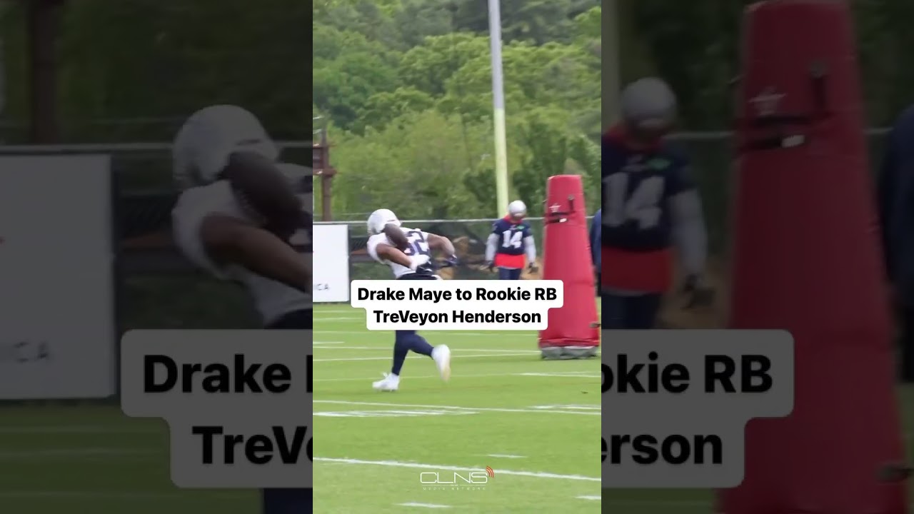 Drake Maye to Rookie RB TreVeyon Henderson