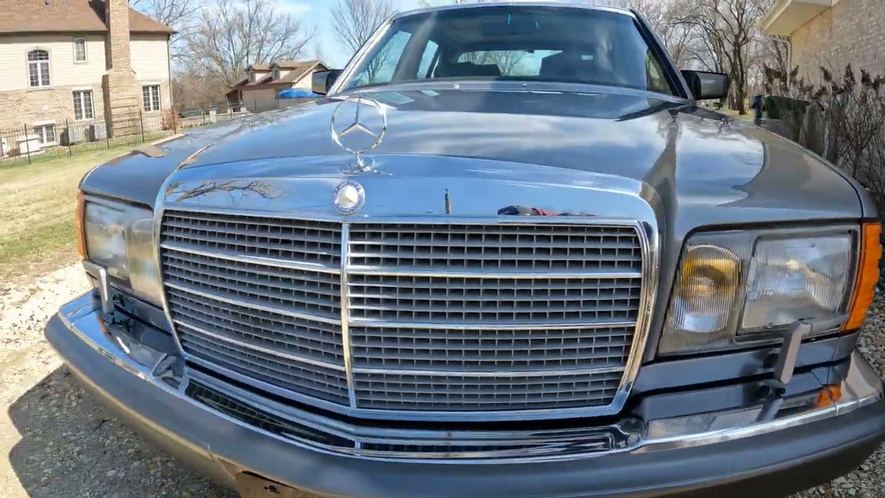 1989 Mercedes 420sel walk around and drive