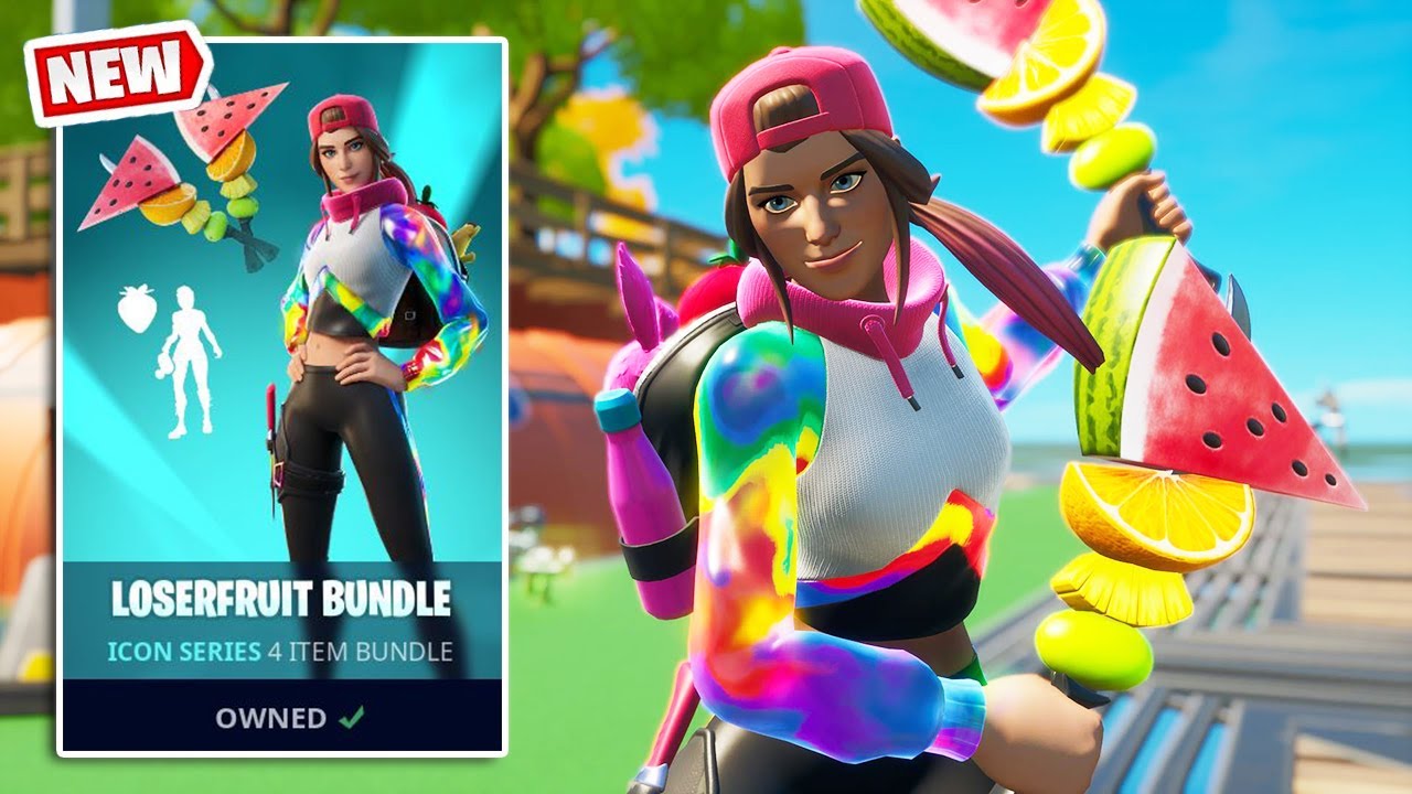 NEW LOSERFRUIT BUNDLE Gameplay in Fortnite!