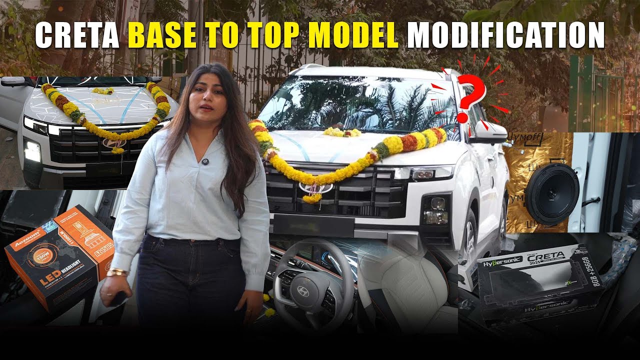 CRETA BASE → TOP MODEL Full Premium Upgrade at RS CAR MODIFIERS | Complete Transformation