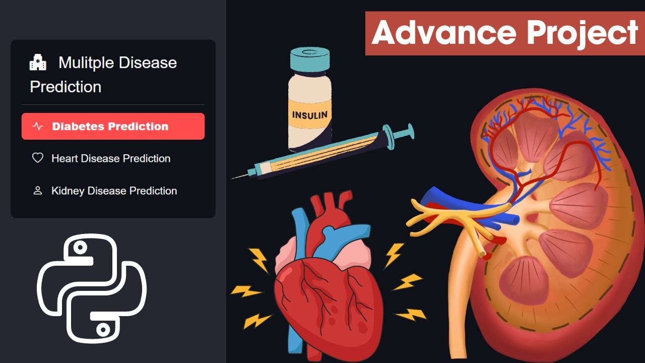 Advance Project 16: Приложение для прогнозирования множественных заболеваний с использованием Python